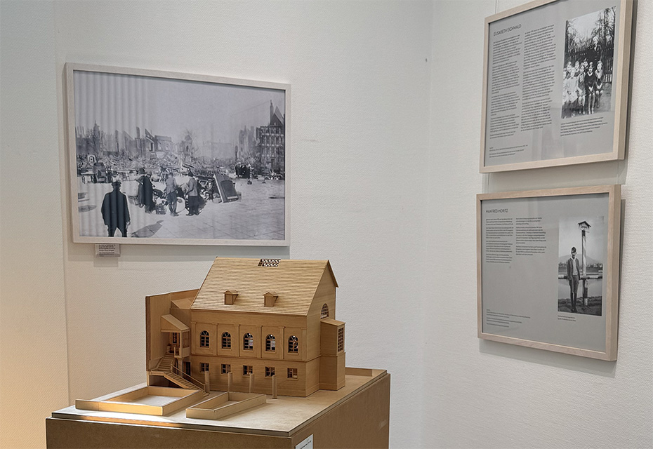 Modell der Alten Synagoge im Erinnerungsraum im Nds. MWK in Hannover